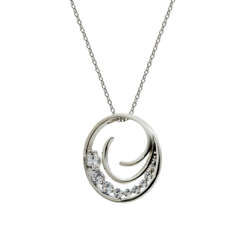 collar circular espiral de plata con circonitas detalle  800x800 20257 PE
