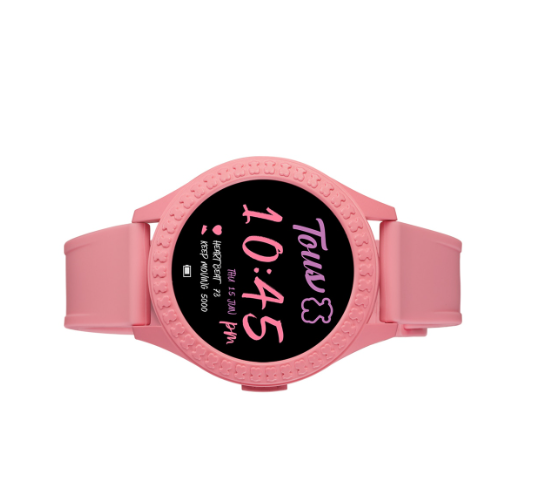 ⇨ Reloj inteligente Tous T-Band con caja rosé y 2 correas, 200351092.