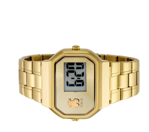 Reloj tous digital dorado best sale