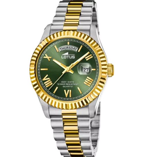 RELOJ DE HOMBRE LOTUS FREEDOM CON ESFERA VERDE 18855 3 BARI