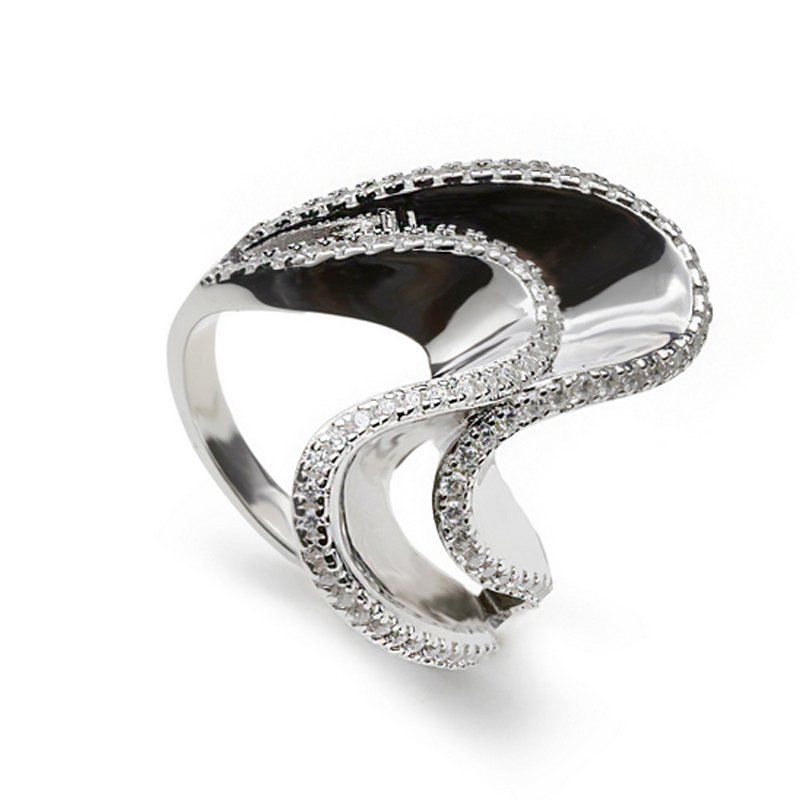 anillo grande de plata con circonitas diseno ola detalle  800x800 20264 R