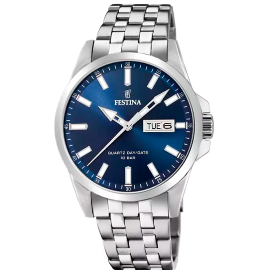 RELOJ DE HOMBRE FESTINA CLASSICS F20357 3 CON ESFERA AZUL BARI