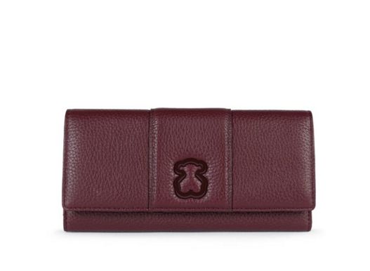 BILLETERO TOUS ALFA PIEL BURDEOS 895970001