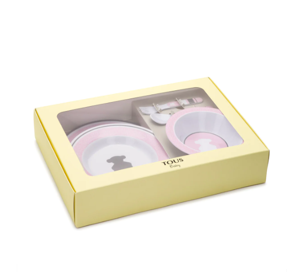 Vajilla de bebe TOUS Feeding Rosa 595820229 BARI JOYEROS